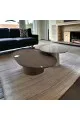 طقم طاولة خدمة خشب تصميم وابداع هندسي 35×120×80سم 