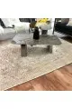 طقم طاولة خدمة سيرميك تصميم وابداع هندسي 37×130×75سم 