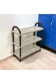 حامل أطباق بلاستيك3طبقات بيج 55×21×60سم 