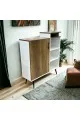  مدخل او دلاوب كافي 1 باب  لون بني 95×31×109