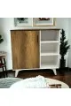  مدخل او دلاوب كافي 1 باب  لون بني 76×31×103سم 