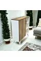  مدخل او دلاوب كافي 1 باب  لون بني 76×31×103سم 