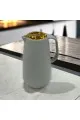 ترمس شاي و قهوة يتصميم راقي باللون رصاصي X فضي 