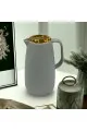 ترمس شاي و قهوة يتصميم راقي باللون رصاصي X فضي 