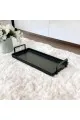 صحن تقديم اسود 28.50×13.50×2سم