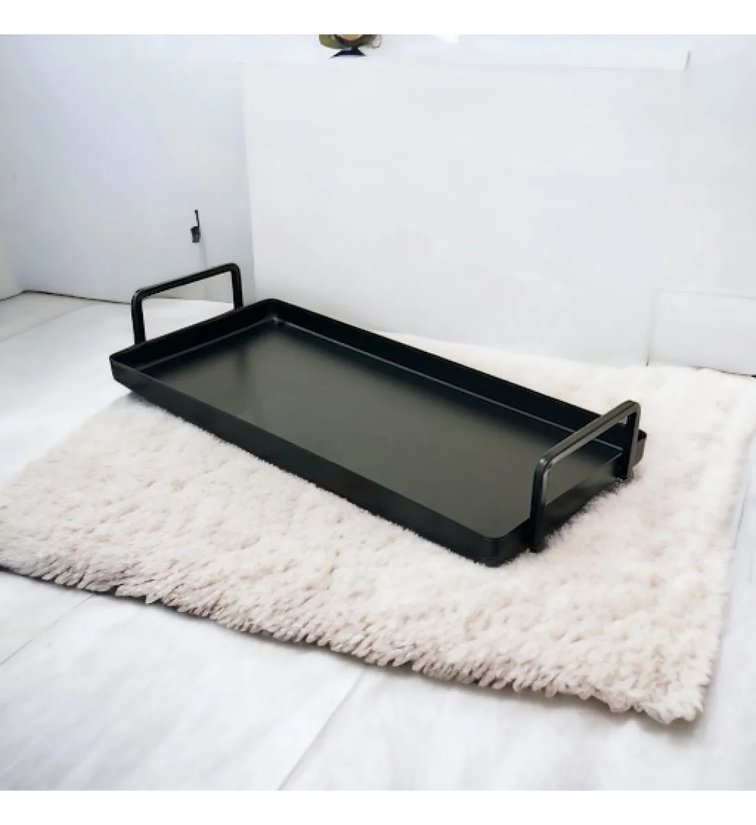 صحن تقديم اسود 28.50×13.50×2سم