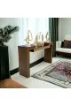 كونسول-مدخل خشبي بني وسط مراي 170×40×100سم 