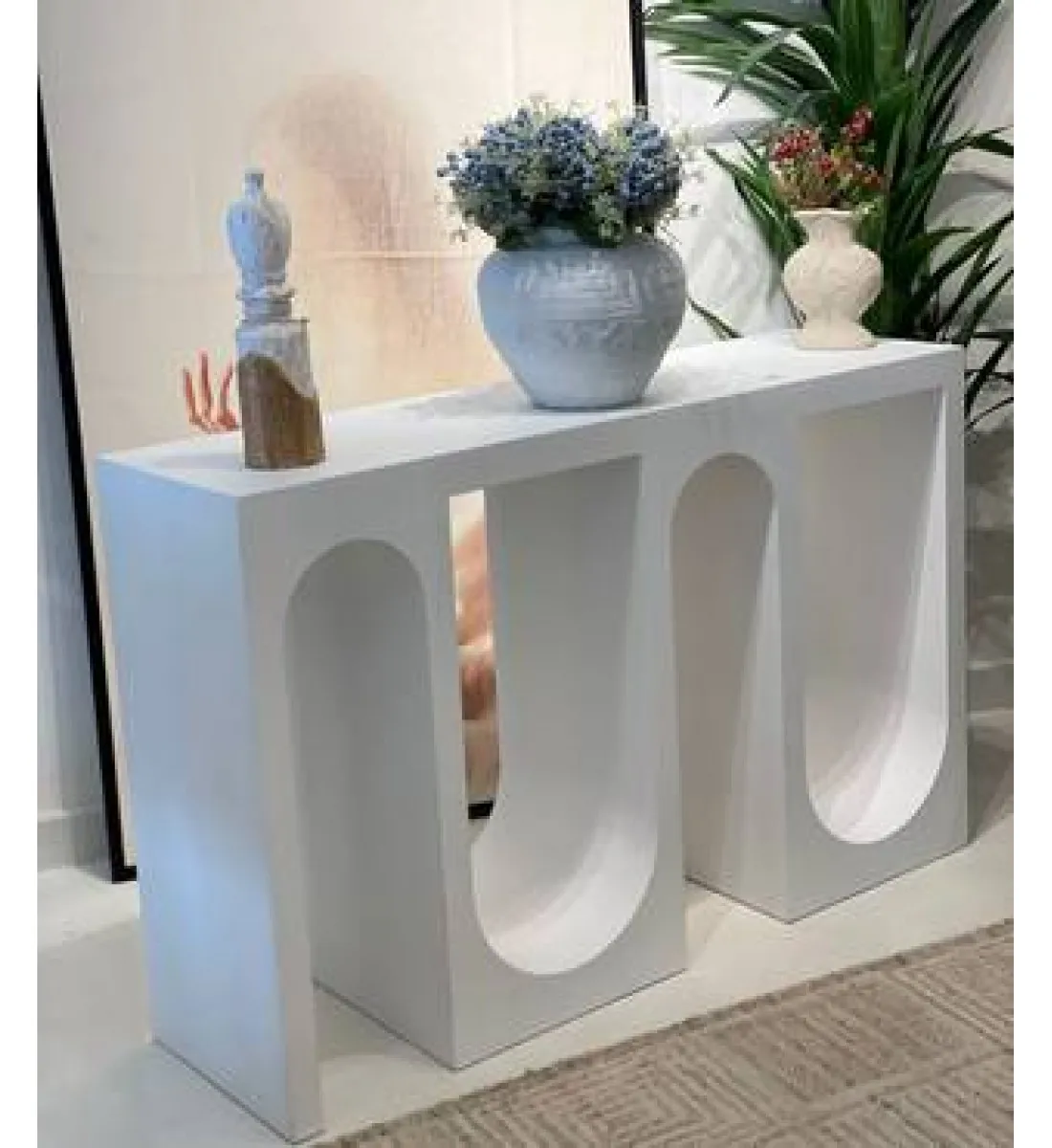   كونسول خشبي بتصميم انيق 140×40×90سم