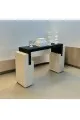 كونسول-مدخل بديل الرخام اسود علي بيج  150×40×92سم 