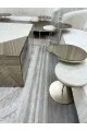 طقم طاولات كلاسيكي مع 4 خدمة  