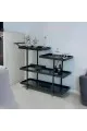عربية تقديم 4دور زجاج مقاس 100*40*93 سم 