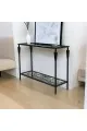 مدخل حديد لون أسود 90×40×120سم 