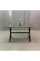 مدخل خشب بيج 120×40×80سم 