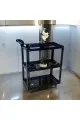 عربية تقديم 3 دور اكريليك  ازرق مقاس 85*80*40 سم 
