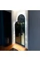 مراة  قطعتين ارضيه زجاج جمب معتق اسود  اطار خشب اسود 100×200سم