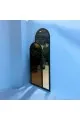مراة  قطعتين ارضيه زجاج جمب معتق اسود  اطار خشب اسود 100×200سم