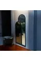 مراة  قطعتين ارضيه زجاج جمب معتق اسود  اطار خشب اسود 100×200سم