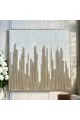 لوحة اطار شامبيون جبسية تصميم انيق 120×120سم 