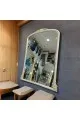 مرايا ارضيه باستناد اطار خشب شامبيون  1.65×2.25سم 