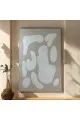 لوحة اطار  بيج شامبيون جبسية تصميم انيق 150×100سم 