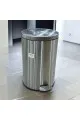 سطل مهملات - استيل  بدعاسة 12 لتر 
