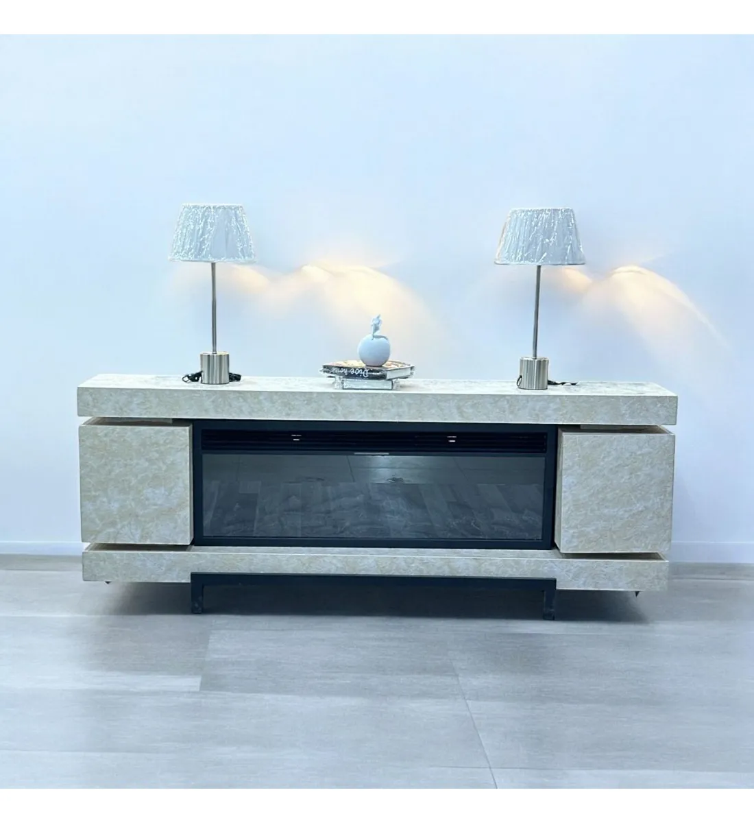 دفاية شكل بلازما كهربائية ذات تصميم انيق وحديث 200×40×77سم 