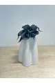 فازة سيراميك ابيض 20×9×9سم 
