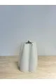 فازة سيراميك ابيض 25×9×9سم 