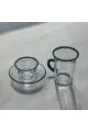 طقم كاسات وفناجين مع الصحن 18قطعه