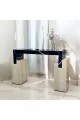 مدخل بديل رخام سطح بديل الرخام بيج  علي اسود 140×40×90سم (منتج تفصيل ) 