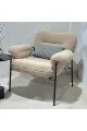 كرسي بوكليت جملي من القماش ومعدن 60×75×80سم 