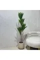 شجر زينة صناعي مع مركن اسود140سم 