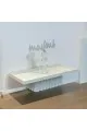  صحن تقديم رمضاني بعبارة مختلفة 32×15×8سم 