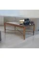 طاولة جانبية خشب الجوز تصميم كلاسيك عصري بني  120×70×50سم (منتج تفصيل )