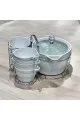 سخان  طقم شوربة سيراميك7 قطع 