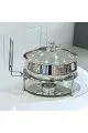 سخان طعام من الستانلس ستيل هندي –  وفضي 6لتر 