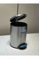 سطل مهملات - استيل  بدعاسة 8 لتر 
