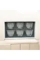 طقم فناجيل زجاج  6 قطعه