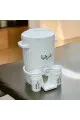 موزع مشروبات مع حامل وكاسات ابيض 2لتر 