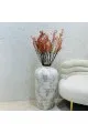 مزهريه او مركن  سيراميك صغير تصميم مميز وانيق 65×13×13سم