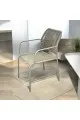 كرسي حديقة المونيوم عصري وانيق 80×60×54سم 