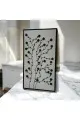 لوحه زينة حائط جبس اطار اسود (ماكس)100×180سم (المنتج تفصيل )