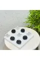 لعبة تيك تاك تو ديكور من الرخام الطبيعي- 30×30×15سم 