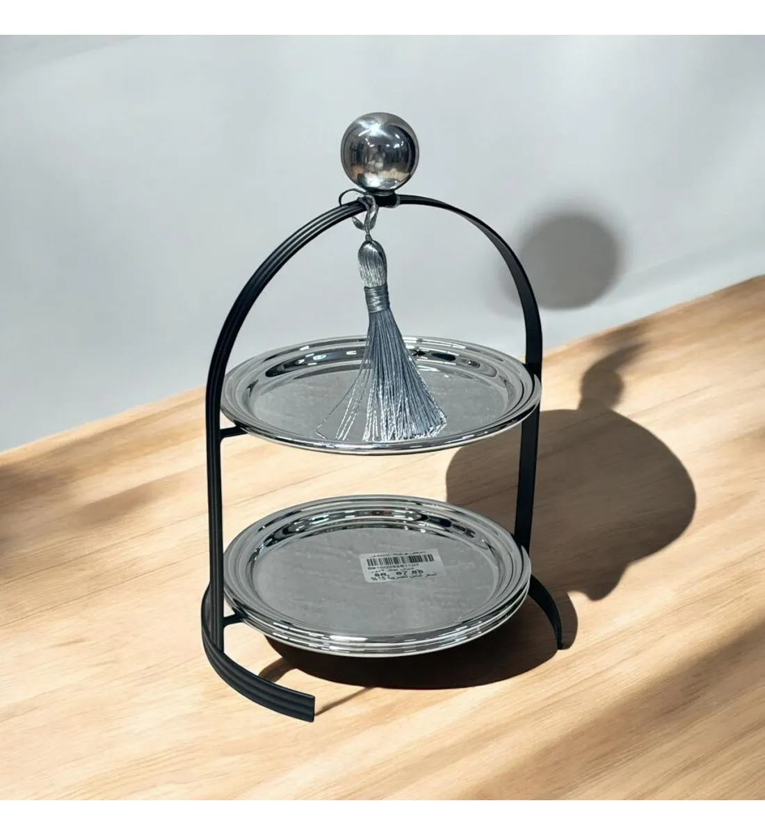إستاند حلا مزدوج شيال فضي 2دور 24×14×14سم 