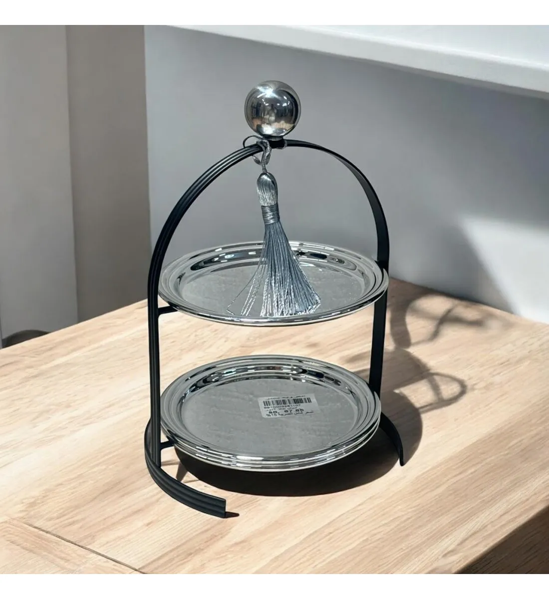إستاند حلا مزدوج شيال فضي 2دور 24×14×14سم 