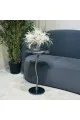 طاولة خدمة وردة - أسود