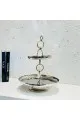 وعاء فولاذي مكون من طابقين  مع كرات من الراتينج45×25×25سم 