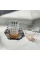 طقم كاسات وفناجين مع الصحن 18قطعه