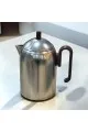 ترمس أليس كلاسيكي فاخر بيد خشب ــ نيكل مطفي بني ــ 0.30 لتر