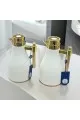طقم ترمس لولوي ذهبي 2قطع 
